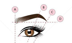Brows shaping and measuring
